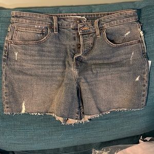 Carve Designs -Hayden shorts. Destructed blue